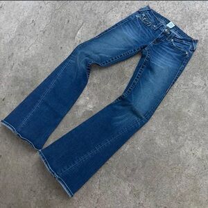 True Religion JOEY Twisted Leg Jeans - Made in USA - Size 26 - inseam 32”